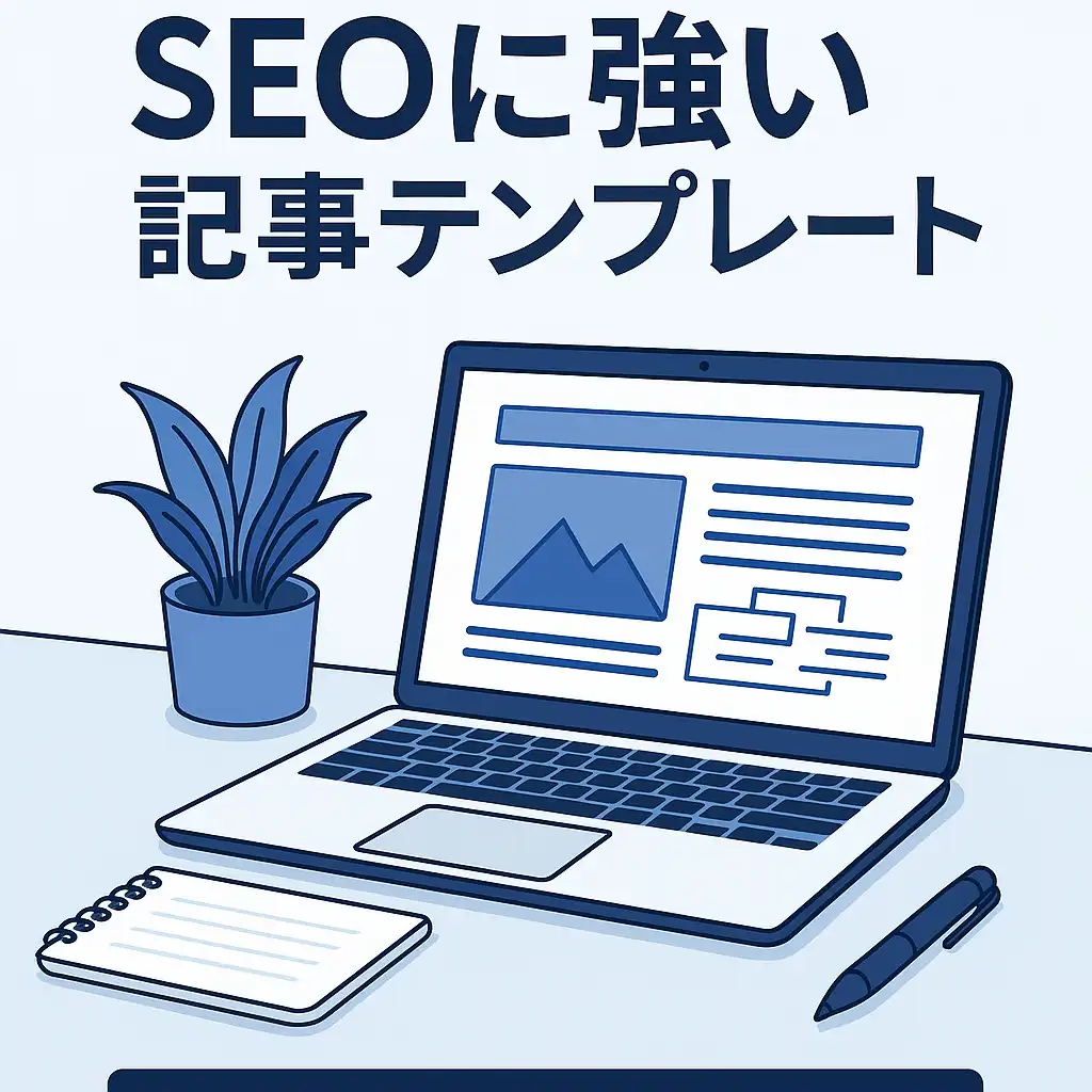 アフィリエイト記事のテンプレートを紹介する収益化ガイド画像