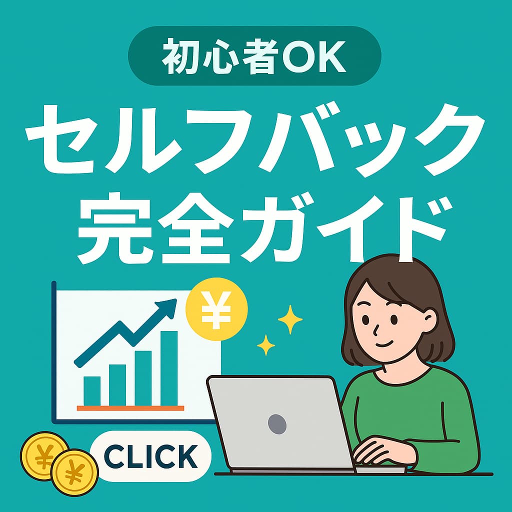 セルフバックで報酬を得る初心者向けアフィリエイトガイドのイメージ画像